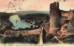 FRANCE - Vienne - Ruines Du Fort De La Bâtie Et Vallée Du Rhône - Carte Postale Ancienne - Vienne