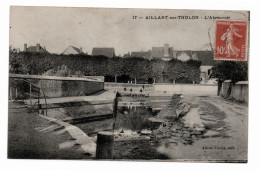 89 AILLANT SUR THOLON - L'Abreuvoir N° 17 - Edit Toulot - Berger Et Ses Moutons à L'abreuvoir - Animée - Aillant Sur Tholon