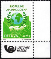 LITHUANIA 2022-12 World Environment Day. Nature Conservation. Logo CORNER, MNH - Environment & Climate Protection