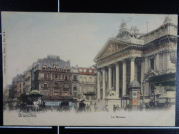 Bruxelles La Bourse (Nels Colorisée) - Prachtstraßen, Boulevards