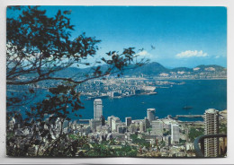 HONG KONG 40C+30C CARD AIR MAIL 1976 TO SUISSE - Briefe U. Dokumente