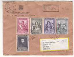 Vatican - Lettre Recom De 1965 - GF - Oblit Citta Del Vaticano - - Cartas & Documentos