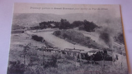 63 TRAMWAY QUITTANT LE GRAND TOURNANT POUR MONTER AU PUY DE DOME - Otros & Sin Clasificación