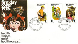 New Zealand 1976 Health FDC - FDC