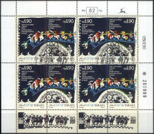 ISRAEL 1990 Mi-Nr. 1160/61 Kleinbogen O Used Aus Abo - Blocchi & Foglietti