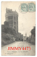 CPA - La Tour D' OUDON En 1906 ( Rue Bien Animée ) Environs D' ANCENIS - Edit. D. Loncin - Oudon
