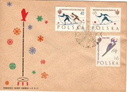Poland 1962 World Ski Championship, First Day Cover - FDC