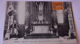 WWI  ROUEN - Eglise N. D De Lourdes - Avocate Des Soldats Morts Pour La Patrie - Rouen