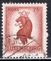 Luxembourg 1945 Single Stamp For Lion From Duchy Arms In Fine Used - Oblitérés