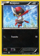 Carte Pokemon 71/116 Scalpion 60pv 2013 - Autres & Non Classés