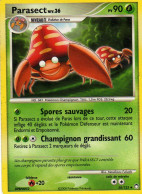 Carte Pokemon 58/123 Parasect 90pv 2008 - Other & Unclassified