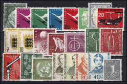 204-226 Bund-Jahrgang 1955 Komplett, Postfrisch ** / MNH - Jahressammlungen