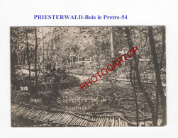 PRIESTERWALD-Bois Le Pretre-Tombes Allemandes-Cimetière-CARTE PHOTO Allemande-GUERRE 14-18-1 WK-FRANCE-54- - Cementerios De Los Caídos De Guerra