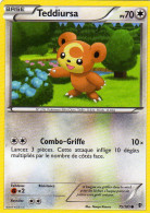 Carte Pokemon 75/101 Teddiursa 70pv 2013 - Sonstige & Ohne Zuordnung