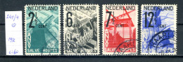 Pays-Bas    N° 241/4  O - Used Stamps