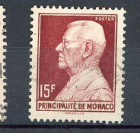 MONACO - Yv. N° 305B  (o)  15f Louis II Cote 4 Euro BE  2 Scans - Gebruikt