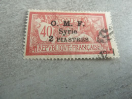 Type Merson - Syrie O.m.f. - 2pi.s.40c. - Yt 68 - Rouge Et Bleu - Oblitéré - Année 1922 - - Gebraucht