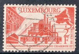 Luxembourg 1956 Single Stamp For European Coal And Steel Community In Fine Used - Oblitérés