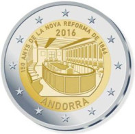 2€ Commémorative Andorre 2016 - Andorra