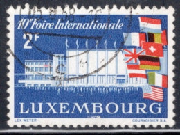 Luxembourg 1958 Single Stamp For The 10th International Luxembourg Fair In Fine Used - Usati