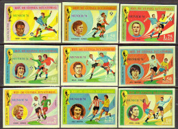 Guinea écuatorial Guinée équatoriale 0371/79A Mi Mondial Football Allemagne Fédérale RFA 1974 - 1974 – Allemagne Fédérale
