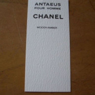 Carte Chanel Antaeus Pour Homme Canadienne - Modernes (à Partir De 1961)
