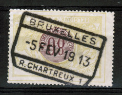 Chemins De Fer TR 39, Obliteration Centrale, BRUXELLES CHARTREUX 1 - Andere & Zonder Classificatie