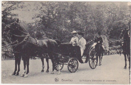 Belgique / Bruxelles - La Princesse Clèmentine En Promenade - 1910 - Beroemde Personen