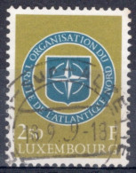 Luxembourg 1958 Single Stamp For The 10th Anniversary Of NATO In Fine Used - Oblitérés