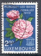 Luxembourg 1959 Single Stamp For Mondorf-les-Bains Flower Festival In Fine Used - Usati