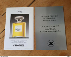 Carte Chanel N°19 - Modernes (à Partir De 1961)