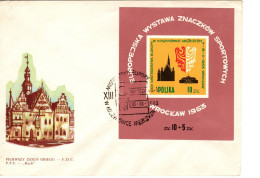 Poland 1963 20th Anniversary Of Polish People Army Souvenir Sheet First Day Cover - FDC