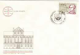 Poland 1987 World Post Day  First Day Cover - FDC