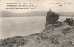 FRANCE - Le Lac D'Issarlès - Cure D'air - Curieux Rocher Tombant à Pic Sur Le Lac - Carte Postale Ancienne - Sonstige & Ohne Zuordnung