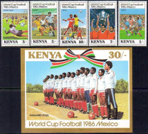 Kenya 360/64 Et Bf 27 Mondial Football Mexico 86 - 1986 – Mexico