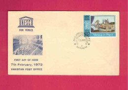 FDC De 1972 Du Pakistan - YT N° 314 - Venice In Peril - UNESCO