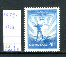 Hongrie    PA N°  29  X - Unused Stamps