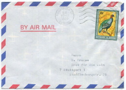 Cover Burundi 1980 Bujumbura Birds 1980 Michel C1595 - Storia Postale