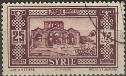 SYRIA 1930 Views - 25p. St Simeon FU - Oblitérés