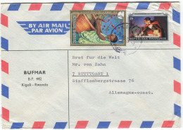 Cover Rwanda 1976 Kigali Bicentenary USA International Women's Year - Storia Postale