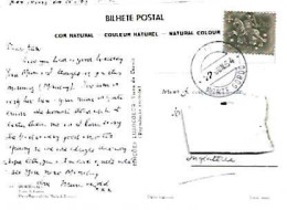 Portugal & Marcofilia, Viana Do Castelo, Dança Regional, Sta. Maria De Portuzelo, Monte Gordo A West Kirby U.K 1964 (60) - Lettres & Documents