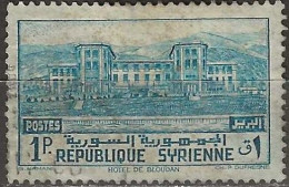 SYRIA 1940 Hotel De Bloudan - 1p. - Blue FU - Used Stamps