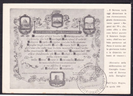 1967 Italia Italy Repubblica 50° RESISTENZA SUL PIAVE Cartolina N°236 Annullo Nervesa 2/11/67 Resistenza Affrancata L50 - 1. Weltkrieg