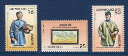 Luxembourg, **, Yv 1398, 1399, 1400, Mi 1446, 1447, 1447, SG 1475, 1476, 1477, Juvalux, - Neufs