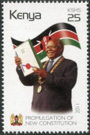 Kenya 2011 Constitution, Drapeau - Briefmarken