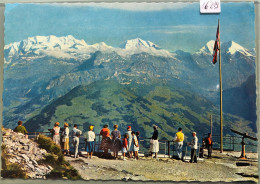 Nissen-Kulm (mit Stempel - Cachet) ; Blick Auf Blümlisalpgruppe (16'219) - Chamoson