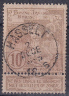 N° 72 EXPOSITION CACHET HASSELT 2 DECEMBRE 1896 - 1894-1896 Tentoonstellingen