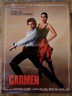 - F58171PAP - CARMEN - AFFICHE - Film Espagnol 1983 - Réal. C. SAURA - Act. A.GADE Et PACO DE LUCIA - Très Bon état - A - Affiches