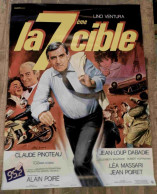 - F58167PAP - LA 7eme CIBLE - AFFICHE - Film Francais 1984 - Réal. C. PINOTEAU - Act. L. VENTURA - Bon état - AFFICHES - Affiches