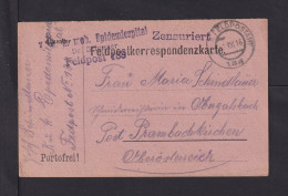 1916 - Feldpoststempel "K. U. K. Mob. Epidemiespital Dr. Schuster.."  - Feldpostkarte - Malattie